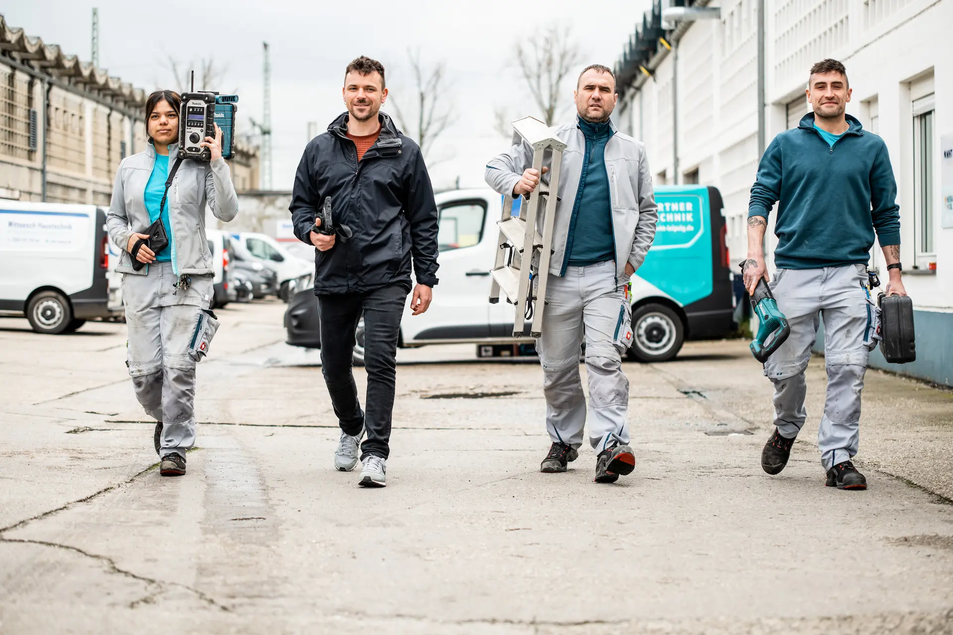 WHT Team bei der Arbeit